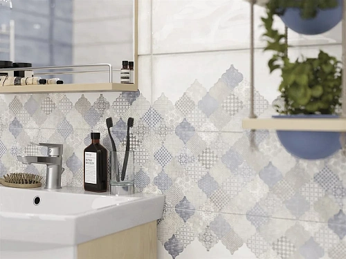 Вставка Cersanit Majolica A голубой 19,8x59,8 MA2S041 Вставка Cersanit Majolica A голубой 19,8x59,8 MA2S041