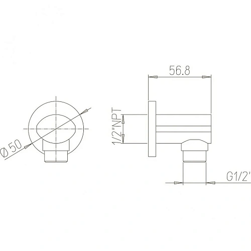 Шланговое подключение Paini Ovo 86CR503P Шланговое подключение Paini Ovo 86CR503P