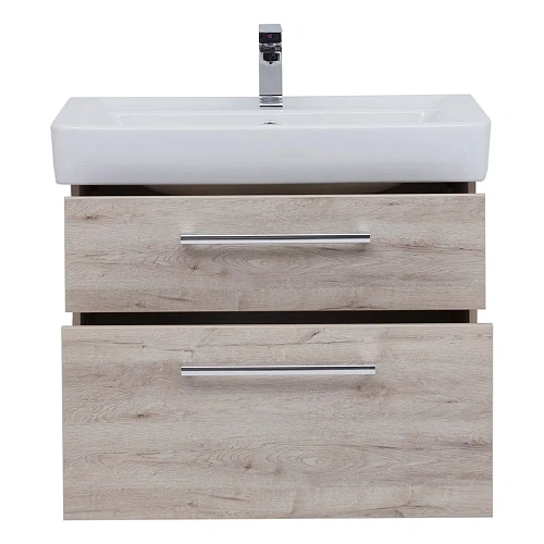 Тумба под раковину DREJA Q MAX, 70 см, подвесная, 2 ящика, дуб кантри 77.0006D Тумба под раковину DREJA Q MAX, 70 см, подвесная, 2 ящика, дуб кантри 77.0006D