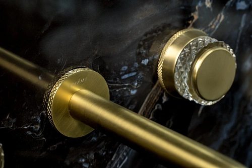 Смеситель для раковины Boheme AURA MAT GOLD встраиваемый 152-2-MG-A Смеситель для раковины Boheme AURA MAT GOLD встраиваемый 152-2-MG-A