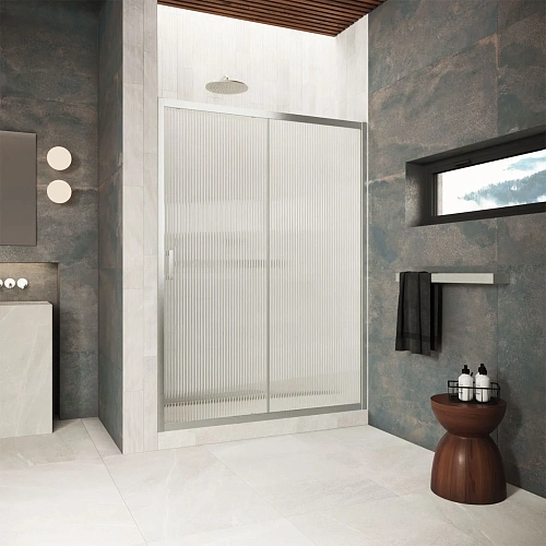 Душевая дверь Vegas-glass ZP Protec 100 04 Moru 1000 мм, профиль никель, стекло Moru Душевая дверь Vegas-glass ZP Protec 100 04 Moru 1000 мм, профиль никель, стекло Moru