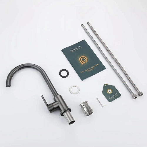 Смеситель для кухни Splenka S201.40.09, графит Смеситель для кухни Splenka S201.40.09, графит