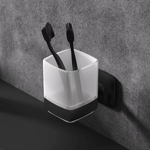 Комплект мебели AM.PM Gem 75 BK90GN подвесной черный матовый со смесителем для раковины и аксессуарами Комплект мебели AM.PM Gem 75 BK90GN подвесной черный матовый со смесителем для раковины и аксессуарами