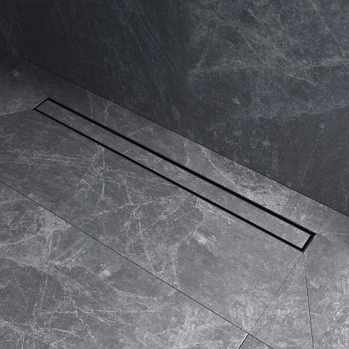 Душевой лоток AM.PM Master Flow W01SC-U11-090-04BM Tile 90см, черный матовый Душевой лоток AM.PM Master Flow W01SC-U11-090-04BM Tile 90см, черный матовый