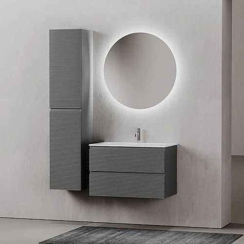 Тумба под раковину Sancos Folk FL80GS 790х445х500 Grey soft, подвесная Тумба под раковину Sancos Folk FL80GS 790х445х500 Grey soft, подвесная