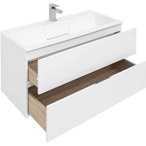 Тумба с раковиной Aquanet Алвита 100 белый 00238369 Тумба с раковиной Aquanet Алвита 100 белый 00238369