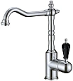 Смеситель для кухни Boheme TRADIZIONALE CHROMO 103-BSW с кристаллом BLACK Swarovski Смеситель для кухни Boheme TRADIZIONALE CHROMO 103-BSW с кристаллом BLACK Swarovski
