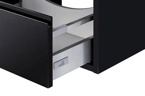 Тумба под раковину Aquaton Римини 60 черный 1A177701RN950 Тумба под раковину Aquaton Римини 60 черный 1A177701RN950