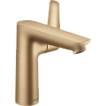 Смеситель для раковины Hansgrohe Talis E со сливным гарнитуром 71754140, шлифованная бронза Смеситель для раковины Hansgrohe Talis E со сливным гарнитуром 71754140, шлифованная бронза