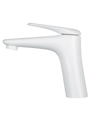 Смеситель для раковины Wonzon & Woghand белый матовый (WW-A41222-MW) Смеситель для раковины Wonzon & Woghand белый матовый (WW-A41222-MW)