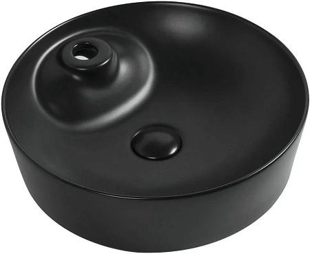 Раковина Aquanet Moon-2-MB 43 накладная, черная матовая MOON-2-MB Раковина Aquanet Moon-2-MB 43 накладная, черная матовая MOON-2-MB