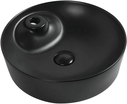 Раковина Aquanet Moon-2-MB 43 накладная, черная матовая MOON-2-MB Раковина Aquanet Moon-2-MB 43 накладная, черная матовая MOON-2-MB