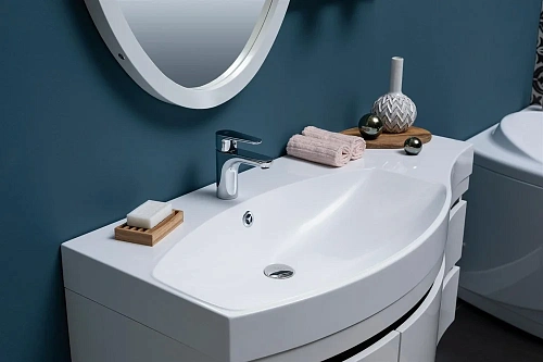 Комплект мебели Aquanet Опера 115 L белый (2 дверцы 2 ящика) 00169414 Комплект мебели Aquanet Опера 115 L белый (2 дверцы 2 ящика) 00169414