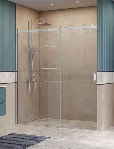 Душевая дверь BelBagno SOFT_CLOSE-2-BF-1-180-C-Cr 180 см, профиль хром, стекло прозрачное Душевая дверь BelBagno SOFT_CLOSE-2-BF-1-180-C-Cr 180 см, профиль хром, стекло прозрачное