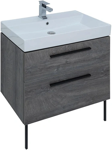 Тумба под раковину Aquanet Nova 75 дуб рошелье (2 ящика) 00242260 Тумба под раковину Aquanet Nova 75 дуб рошелье (2 ящика) 00242260