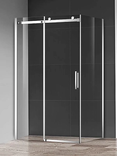 Боковая стенка AQUAme AQM4203F стекло 8мм, цвет профиля хром 800x1950 Боковая стенка AQUAme AQM4203F стекло 8мм, цвет профиля хром 800x1950