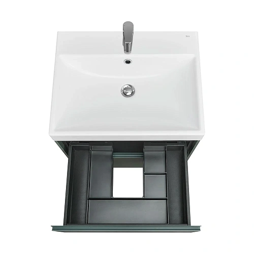 Тумба под раковину Roca Ona 600 зеленый матовый 2 ящика A857613513 Тумба под раковину Roca Ona 600 зеленый матовый 2 ящика A857613513