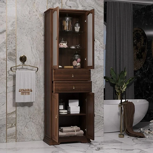 Шкаф-пенал Opadiris Риспекто 60, орех антикварный, вар. 2 00-00005844 Шкаф-пенал Opadiris Риспекто 60, орех антикварный, вар. 2 00-00005844