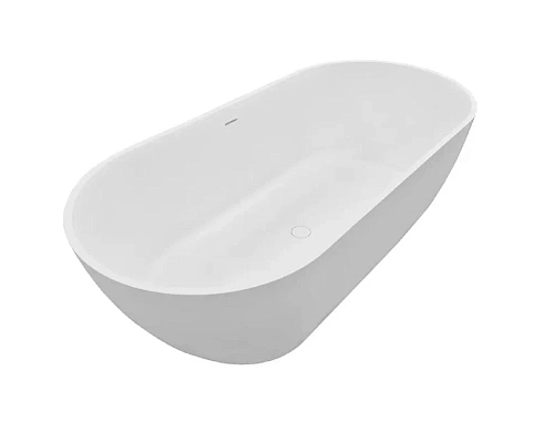Ванна из искусственного камня Fontana Грейс 1685x758 ФР-00018617 Solid Surface белый матовый Ванна из искусственного камня Fontana Грейс 1685x758 ФР-00018617 Solid Surface белый матовый