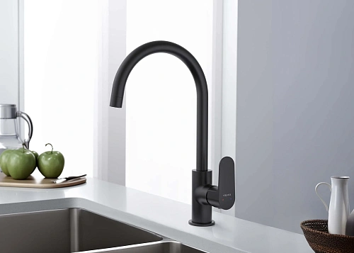 Смеситель для кухни Aquatek ОБЕРОН AQ1282MB Черный матовый Смеситель для кухни Aquatek ОБЕРОН AQ1282MB Черный матовый