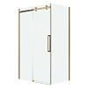 Душевой уголок GROSSMAN Classic 100.K33.04.100.32.00-200.K33.04.90.32.00 (100х90х195) раздвижная,золото сатин,стекло прозрачное