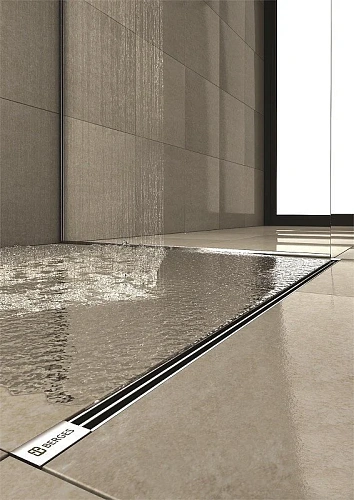 Душевой лоток BERGES SUPER Slim 700, матовый хром, S-сифон D50 H60 боковой 090153 Душевой лоток BERGES SUPER Slim 700, матовый хром, S-сифон D50 H60 боковой 090153