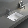Картинка анонса товара «раковина gid yj832 71152 встаиваемая снизу белая 50x40x18»