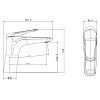 Смеситель для раковины Wonzon & Woghand белый матовый (WW-A41222-MW) Смеситель для раковины Wonzon & Woghand белый матовый (WW-A41222-MW)