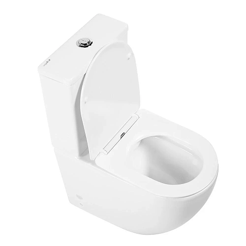 Унитаз напольный BelBagno AMANDA BB051CPR/BB051SC безободковый с сиденьем Унитаз напольный BelBagno AMANDA BB051CPR/BB051SC безободковый с сиденьем