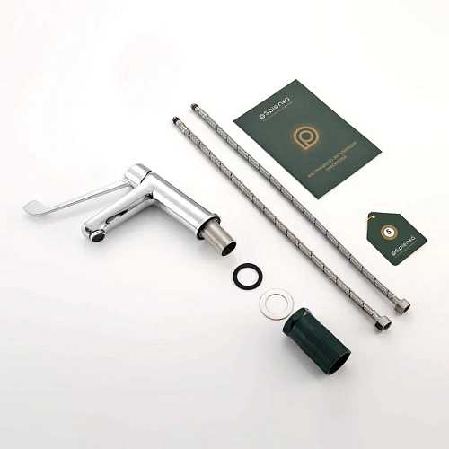 Смеситель для раковины Splenka S08.10 хирургический, хром Смеситель для раковины Splenka S08.10 хирургический, хром