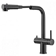 Смеситель для кухни Milacio Ultra 561 (MCU.561.TB) под фильтр, total black с вытяжной лейкой Смеситель для кухни Milacio Ultra 561 (MCU.561.TB) под фильтр, total black с вытяжной лейкой