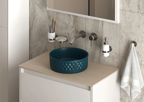 Раковина Allen Brau Fantasy Romb 36 4.11033.PT накладная, петроль Раковина Allen Brau Fantasy Romb 36 4.11033.PT накладная, петроль