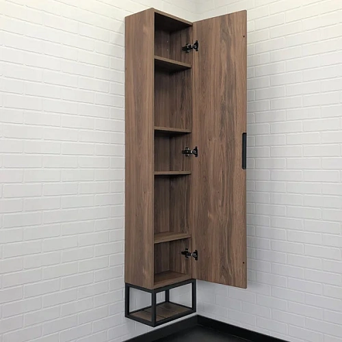 Шкаф-пенал Comforty Порто-35 00-00009982 дуб темно-коричневый Шкаф-пенал Comforty Порто-35 00-00009982 дуб темно-коричневый