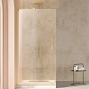 Душевая перегородка Vincea Walk-In VSW-4WSL120CLG-L, левая, 1200x2000, брашир. золото, стекло прозрачное