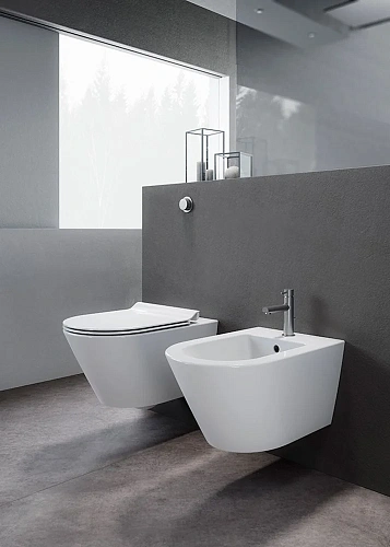 Унитаз подвесной GSI KUBE X безободковый Swirlflush белый матовый (941509) без сиденья Унитаз подвесной GSI KUBE X безободковый Swirlflush белый матовый (941509) без сиденья