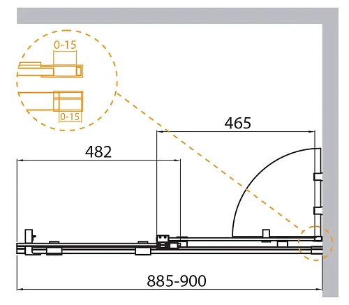 Шторка на ванну с полками CEZARES STREAM-VFS-11-90/150-C-Cr 90 см стекло прозрачное, профиль хром Шторка на ванну с полками CEZARES STREAM-VFS-11-90/150-C-Cr 90 см стекло прозрачное, профиль хром