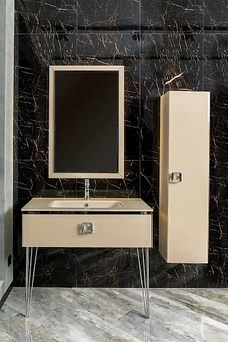 Шкаф-пенал Armadi Art LUCIDO 772-CP капучино RAL1019 Шкаф-пенал Armadi Art LUCIDO 772-CP капучино RAL1019