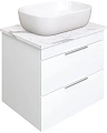 Тумба с раковиной STWORKI Копенгаген Копенгаген 60 белая, со столешницей Stone Energy 60 и сифоном N 582086 Тумба с раковиной STWORKI Копенгаген Копенгаген 60 белая, со столешницей Stone Energy 60 и сифоном N 582086