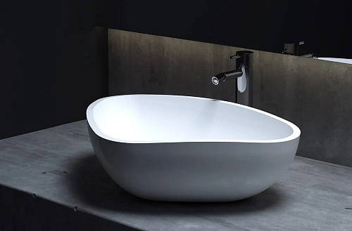 Раковина Salini GLORIA 06 покраска по RAL полностью 1102206MF 560x390 накладная S-Stone Раковина Salini GLORIA 06 покраска по RAL полностью 1102206MF 560x390 накладная S-Stone