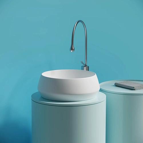 Раковина Ceramica Nova Maya CN12004MW накладная круглая 400x400x140 белый матовый Раковина Ceramica Nova Maya CN12004MW накладная круглая 400x400x140 белый матовый