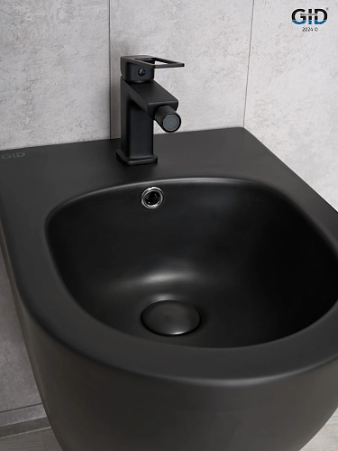 Биде подвесное Gid BDP-96BM 21103 черный матовый 48x37x32.5 Биде подвесное Gid BDP-96BM 21103 черный матовый 48x37x32.5
