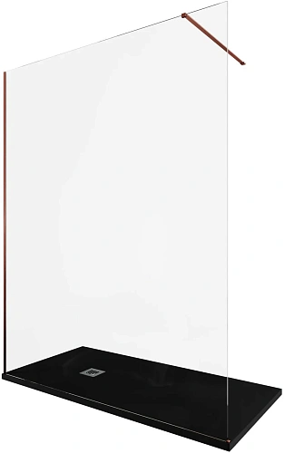 Душевая перегородка Allen Brau Infinity 1 160 3.21035.60 медь брашированная Душевая перегородка Allen Brau Infinity 1 160 3.21035.60 медь брашированная