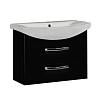 Тумба с раковиной Aquaton Ария 80 М (1A1408K0AA950) черный глянец Тумба с раковиной Aquaton Ария 80 М (1A1408K0AA950) черный глянец