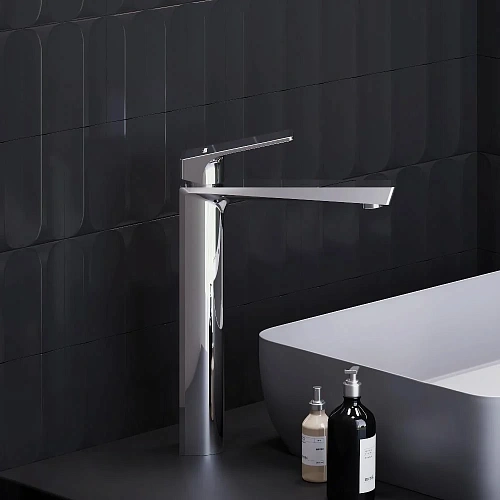 Смеситель для раковины Damixa Merkur 400250000 высокий, хром Смеситель для раковины Damixa Merkur 400250000 высокий, хром