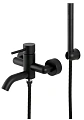Смеситель для ванны Remer X Style X02NO, черный матовый Смеситель для ванны Remer X Style X02NO, черный матовый