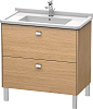 Картинка анонса товара «тумба под раковину duravit brioso br442201052 напольная 82 см европейский дуб»