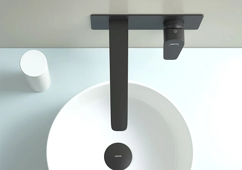 Смеситель для раковины Aquatek БЕТТА AQ1113MB Черный матовый, встраиваемый Смеситель для раковины Aquatek БЕТТА AQ1113MB Черный матовый, встраиваемый