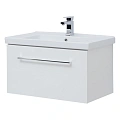 Тумба под раковину DREJA BIG INN, 80 см, подвесная, 1 ящик + выдвижной внутренний ящик, белый глянец 77.0203W Тумба под раковину DREJA BIG INN, 80 см, подвесная, 1 ящик + выдвижной внутренний ящик, белый глянец 77.0203W
