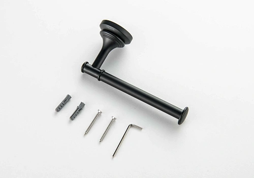 Держатель туалетной бумаги Aquatek КЛАССИК AQ4508MB черный матовый Держатель туалетной бумаги Aquatek КЛАССИК AQ4508MB черный матовый