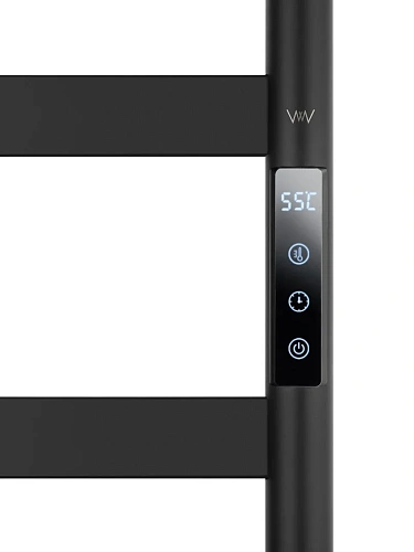Полотенцесушитель электрический Wonzon & Woghand черный матовый (WW-A204-MB) Полотенцесушитель электрический Wonzon & Woghand черный матовый (WW-A204-MB)